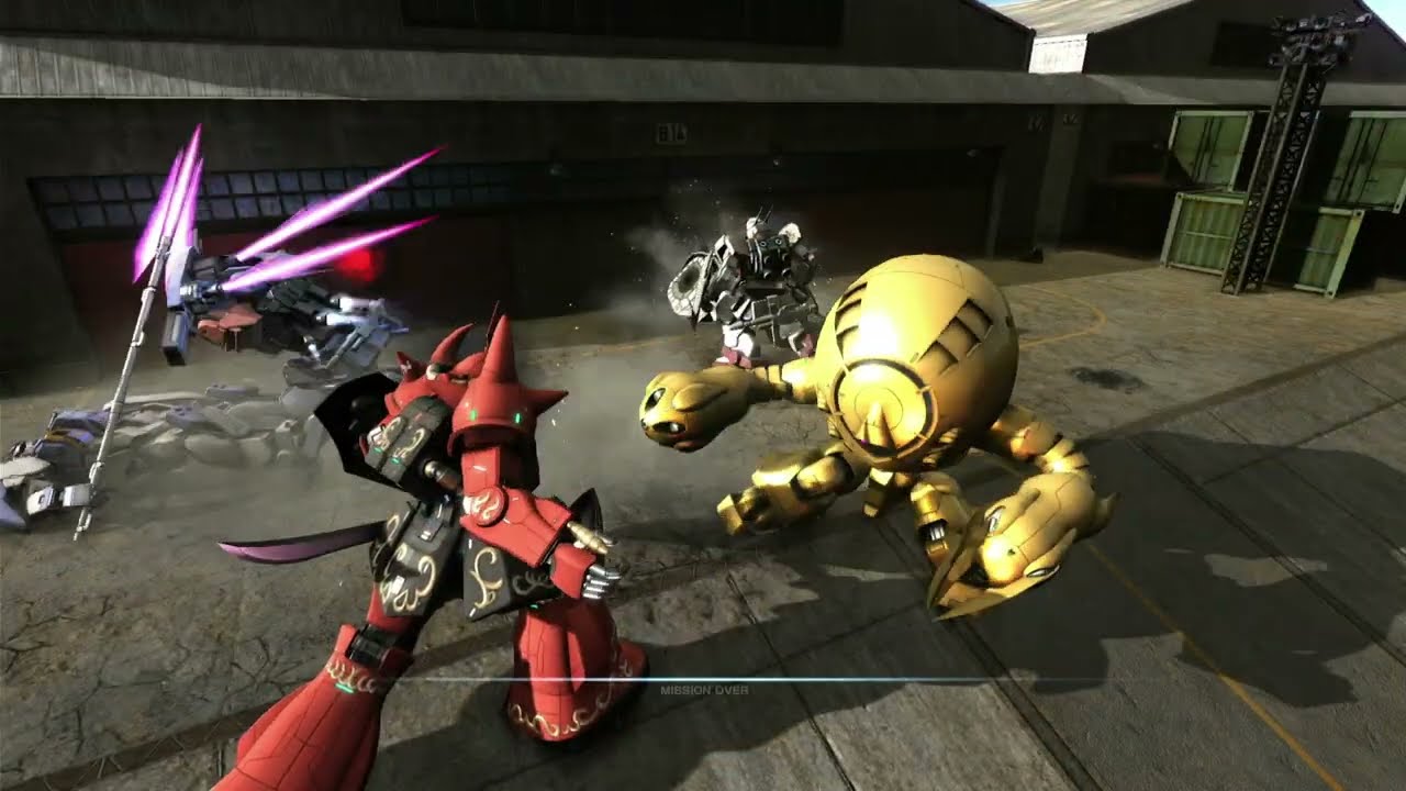 Steam版から来た人によるPS版バトオペ日記 その193 補給基地 マ・クベ専用グフ 350 最後サベ下にすべきだったか
