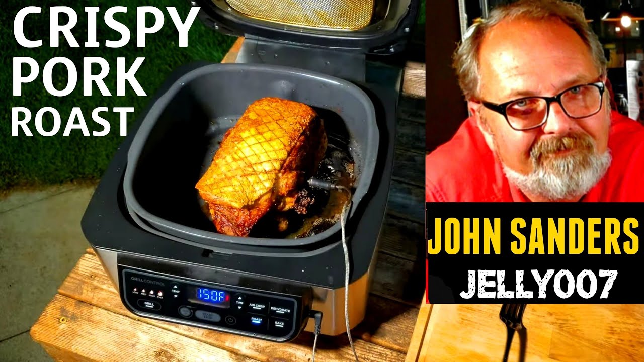 CRISPY PORK ROAST | NINJA FOODI PRO GRILL | SHOULDER PICNIC