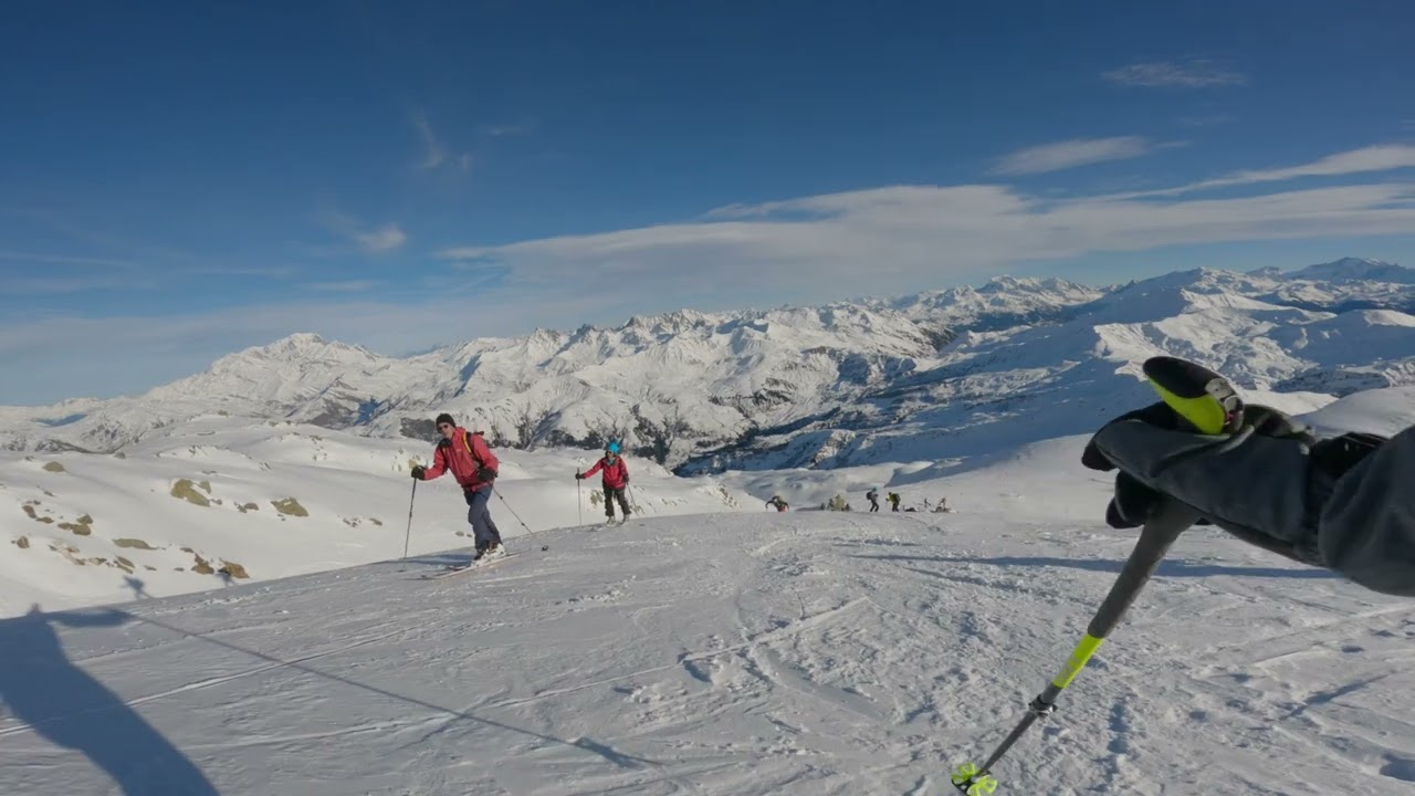 Ski touring in the French Alps at @ContaminesTv@chamonixmontblanc and @Arêches-Beaufort