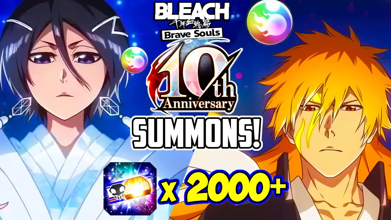 [BBS] 10th Anniversary ICHIGO & RUKIA Zenith Summons: Tickets & Orbs! [Bleach Brave Souls]