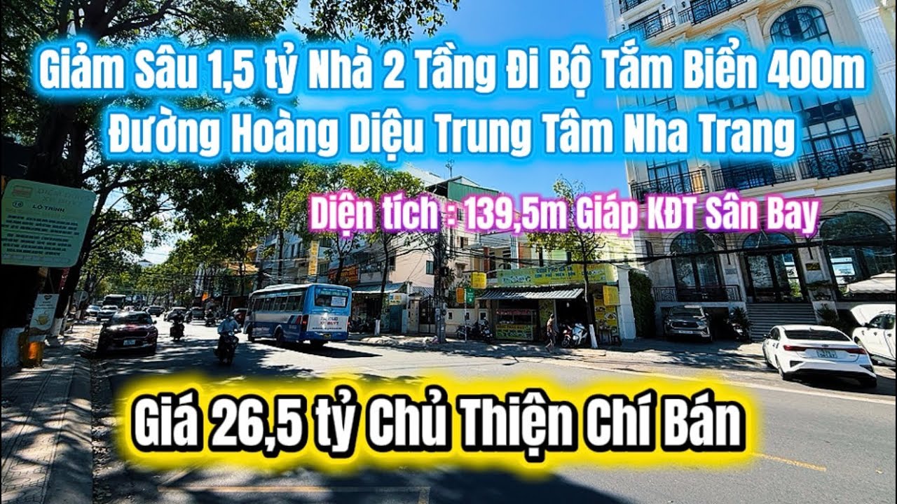 Giảm sâu 1,5 tỷ lô đất trung tâm Nha Trang đi bộ tắm biển vị trí quá đẹp giá rẻ 
