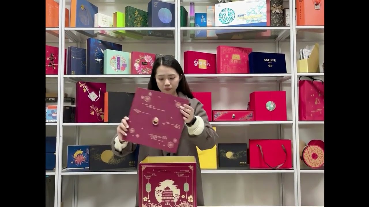 2022 year best supplier for Chinese style paper-cut gift box