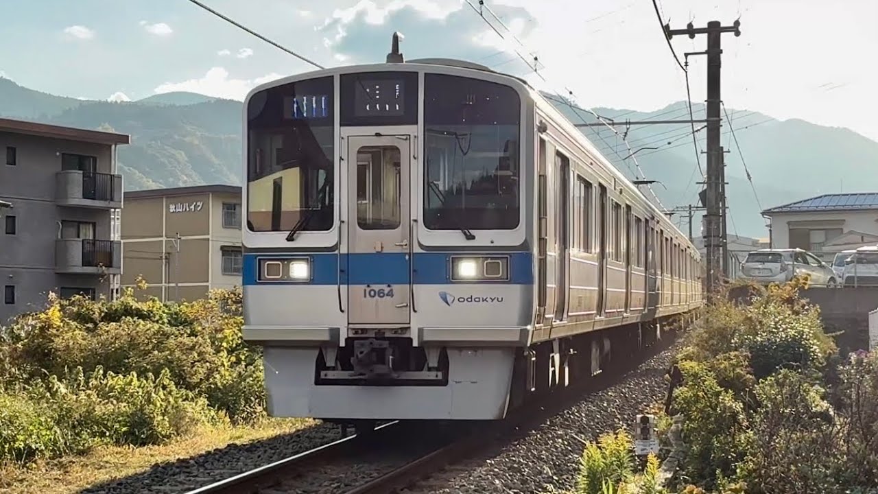 箱根登山線 各駅停車 小田原行き（小田急1000形1064F）