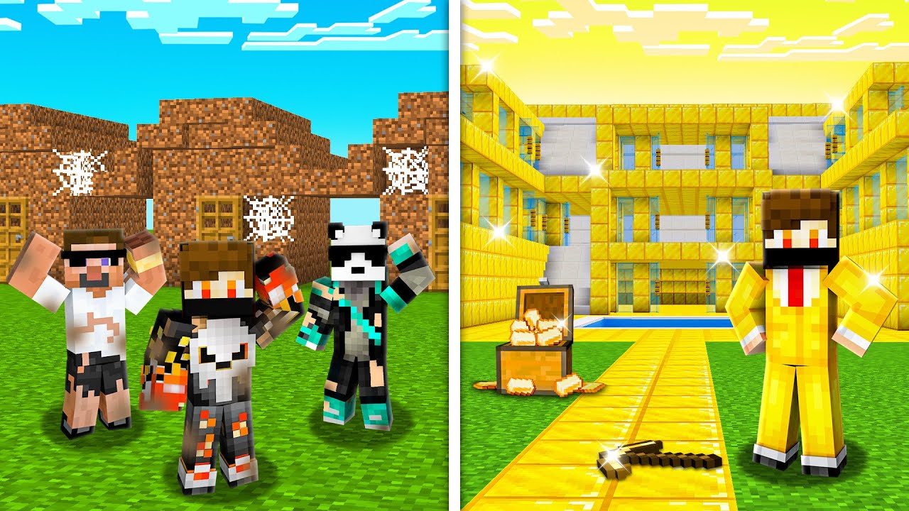 🤑 Upgrading My House From Dirt To Gold