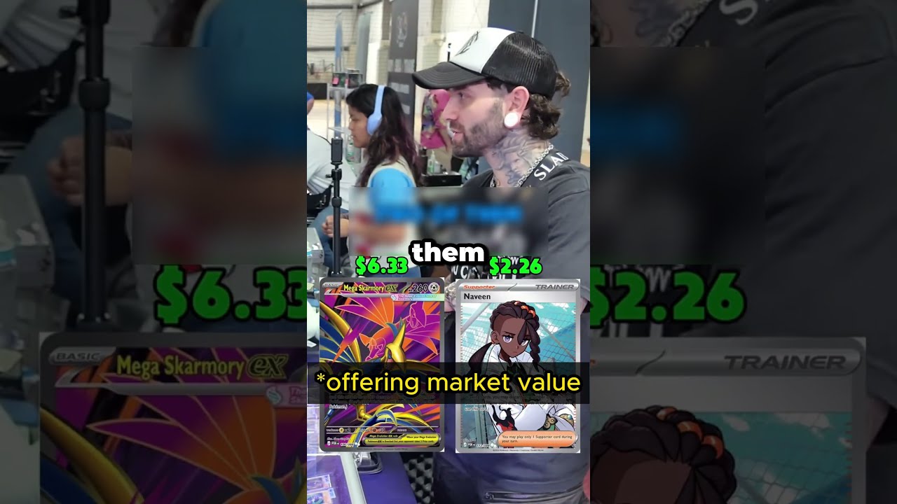 this pokemon card seller tried OVERPRICING his cards💀