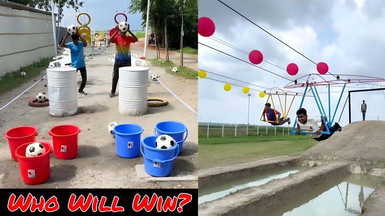 Balloon Bursting Football Clash &ndash; Guess The Champion 🔥 | Never Give up 🏆/ Sahil Challenge 