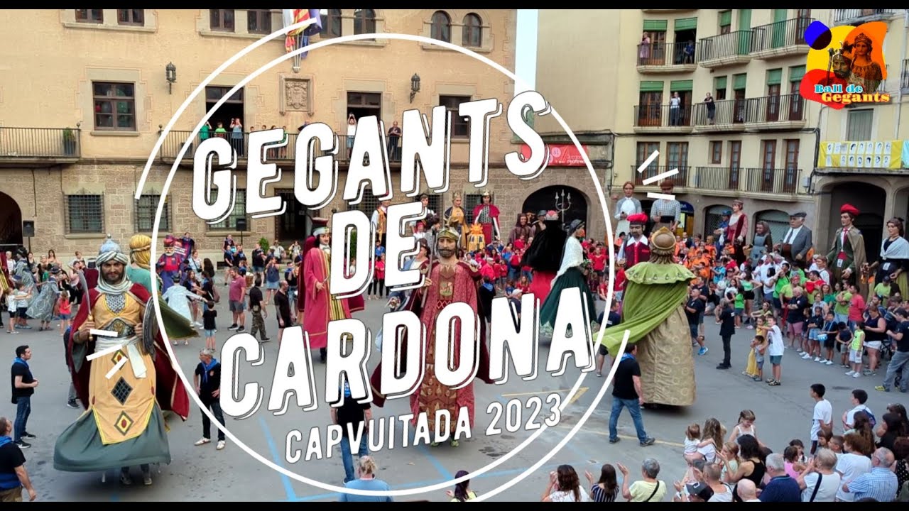 Gegants de Cardona - Capvuitada 2023  Balls Finals a la Plaça