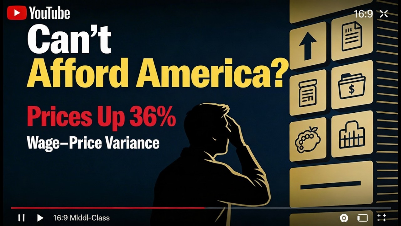 Why Americans Can’t Afford America Anymore (Prices Up 36%, Wages Stuck)