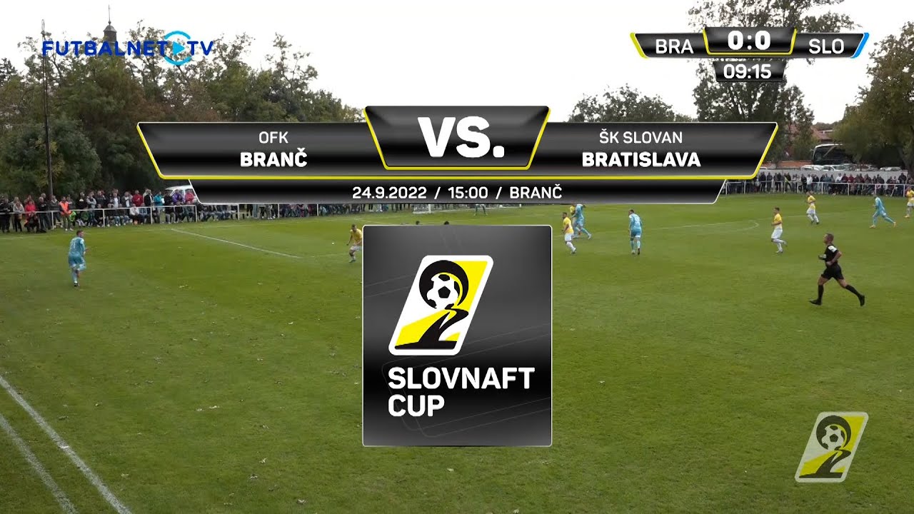 ZOSTRIH | OFK Branč - ŠK Slovan Bratislava | 0:2