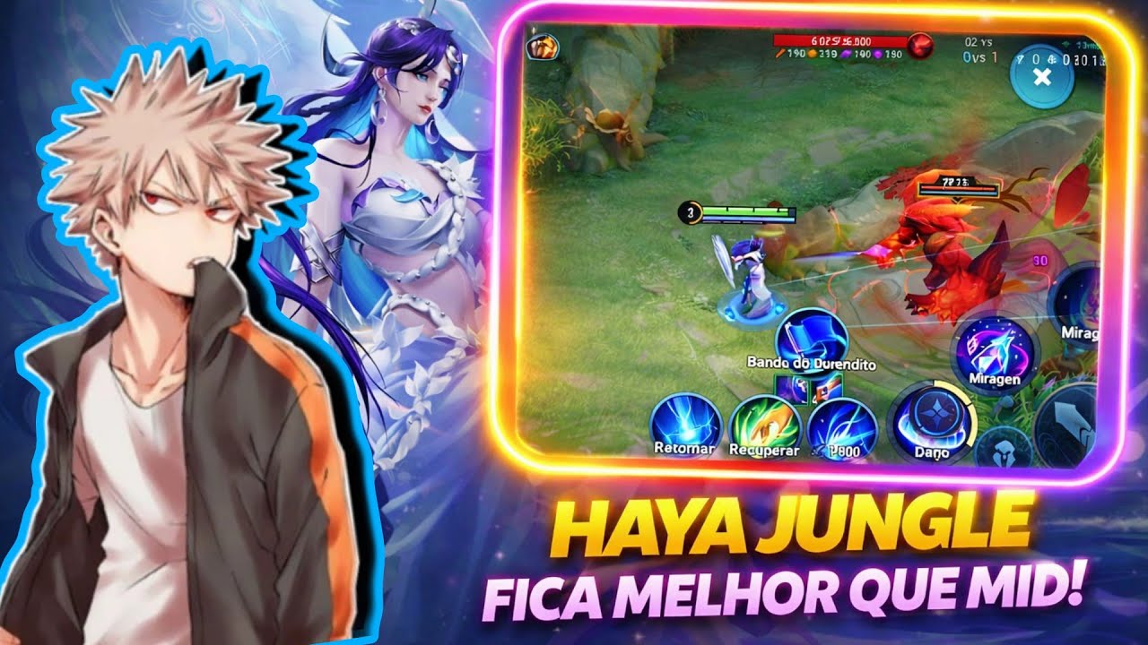O NOVO HEROI DO HONOR OF KINGS SÓ FICA BOM NA JUNGLE | HAYA GAMEPLAY 