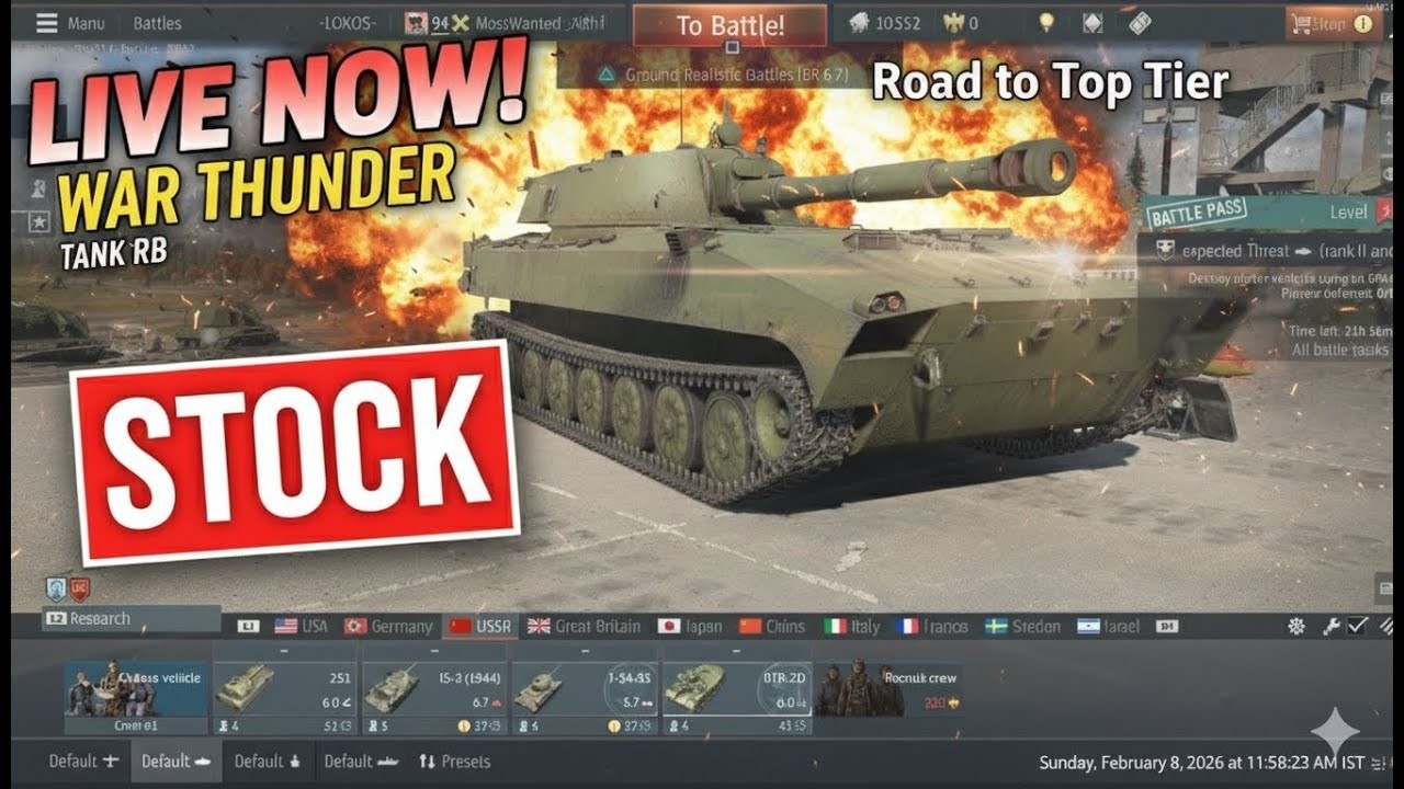 STOCK GRIND: Can the 2S1 Gvozdika Actually Survive? 🌸 | War Thunder