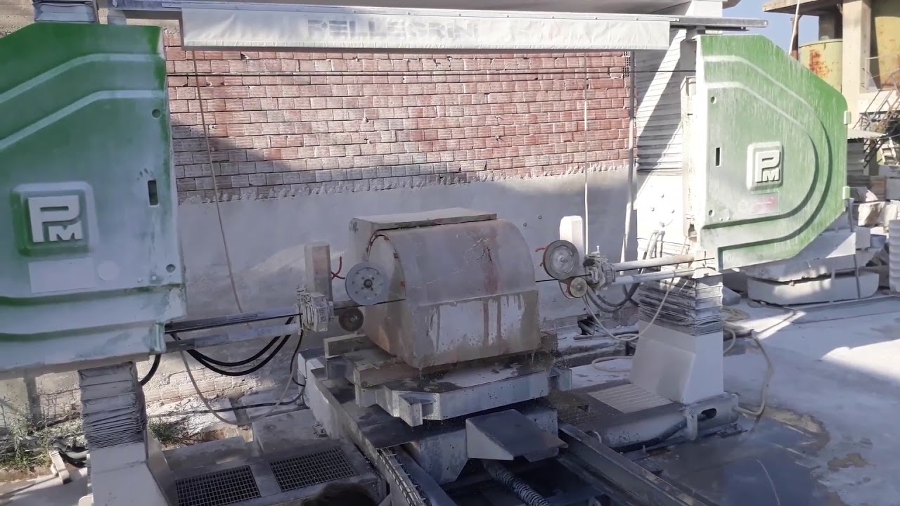 PELLEGRİNİ 6 EKSEN TEL KESME MAKİNESİ Q90 KABUK KESİMi