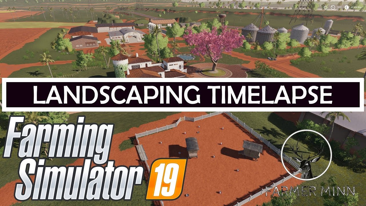 CONSTRUCTING ESTANCIA LAPACHO (TIMELAPSE) | Landscaping/Transformation Mod | FS19 PC