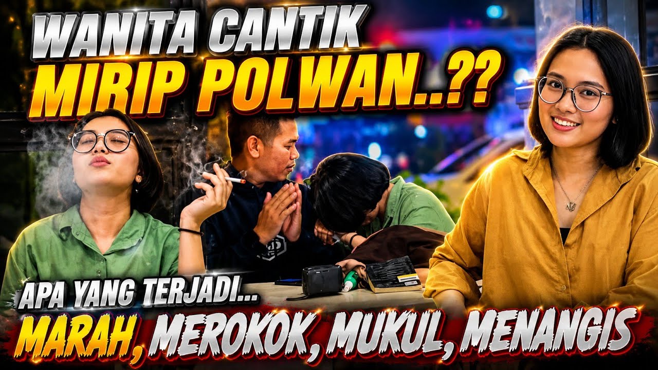 VIRAL WANITA CANTIK BERAMBUT POLWAN MARAH,MUKUL,MENANGIS, SAAT BERTEMU PRIA INI ADA APA SEBENARNYA..