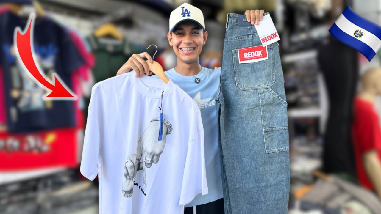 Dónde comprar ropa de hombre en San Salvador 👌🏼Mercado Sagrado Corazón😱