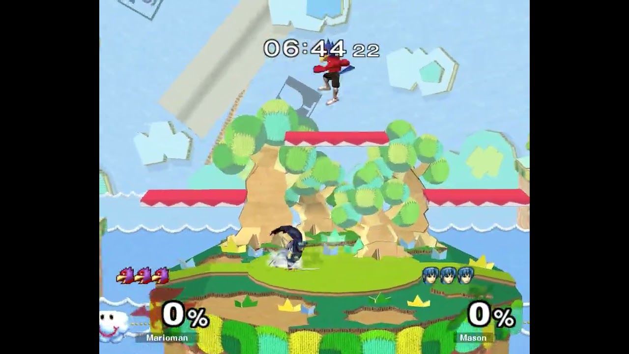 2039 LF – Mason ⟮Marth⟯ vs Marioman ⟮Falco⟯ Cheba Hut Jen got fifth at Pataka !!