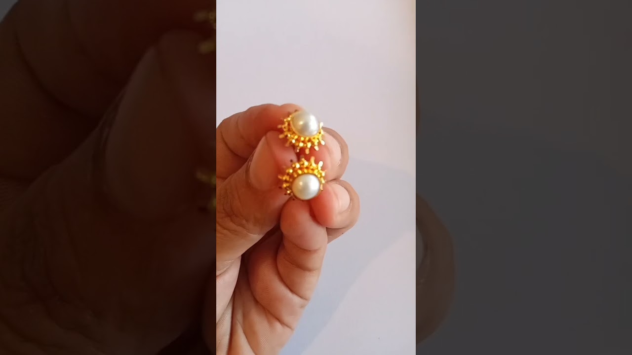 Stud With stone vismaya gold #konni #Pathanamthitta