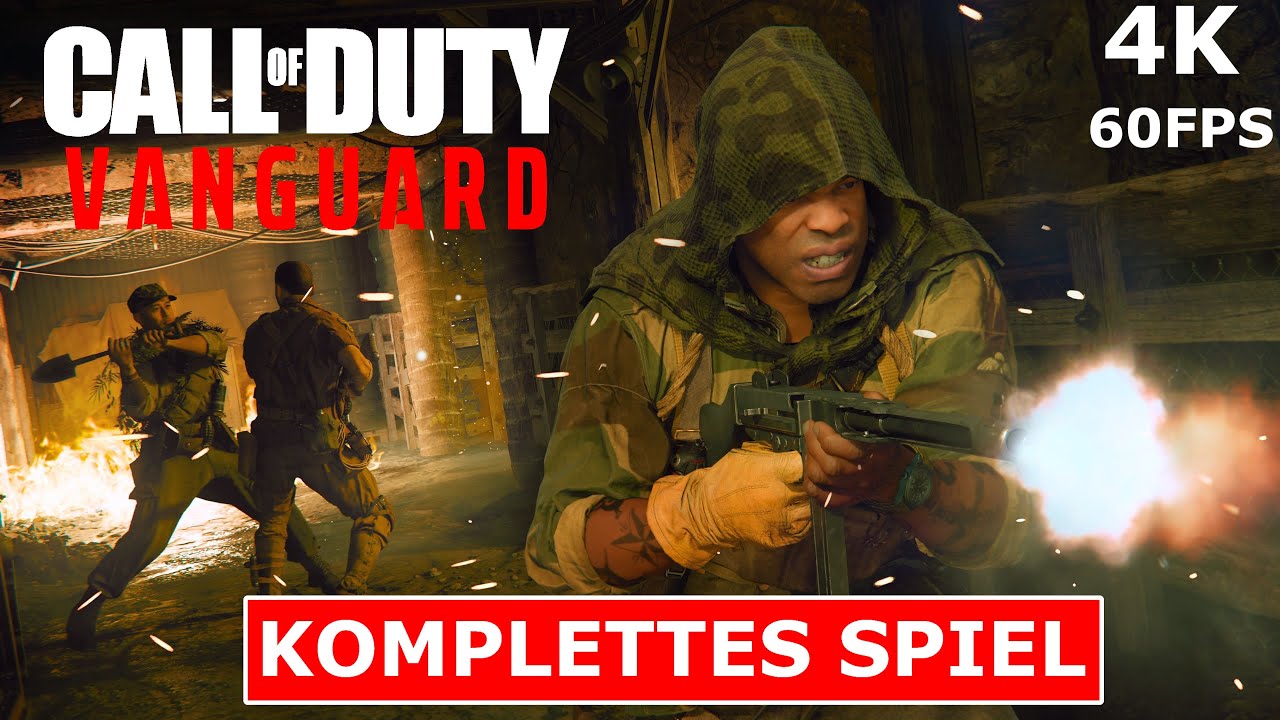 CALL OF DUTY VANGUARD Gameplay Walkthrough FULL GAME Deutsch [4K 60FPS UHD] Kein Kommentar