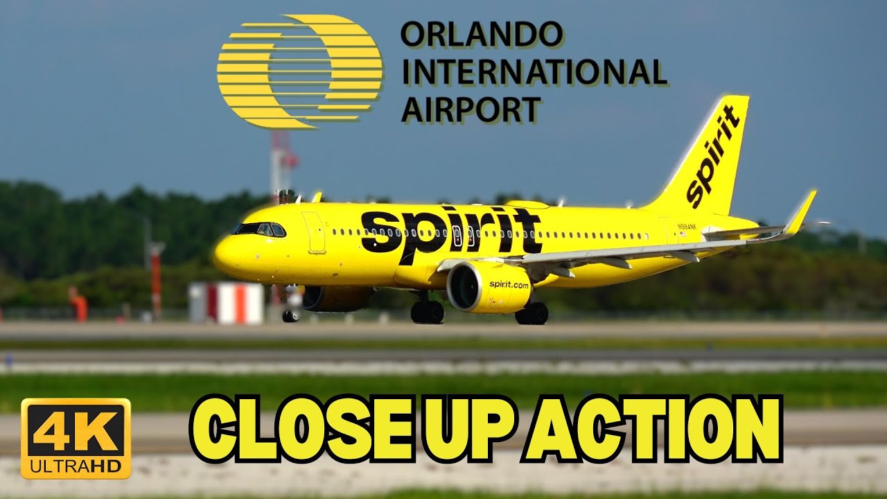 #4K CLOSE UP ACTION | ORLANDO INT'L AIRPORT | 8/18/24 #aviation #new #plane #best #popular #airport