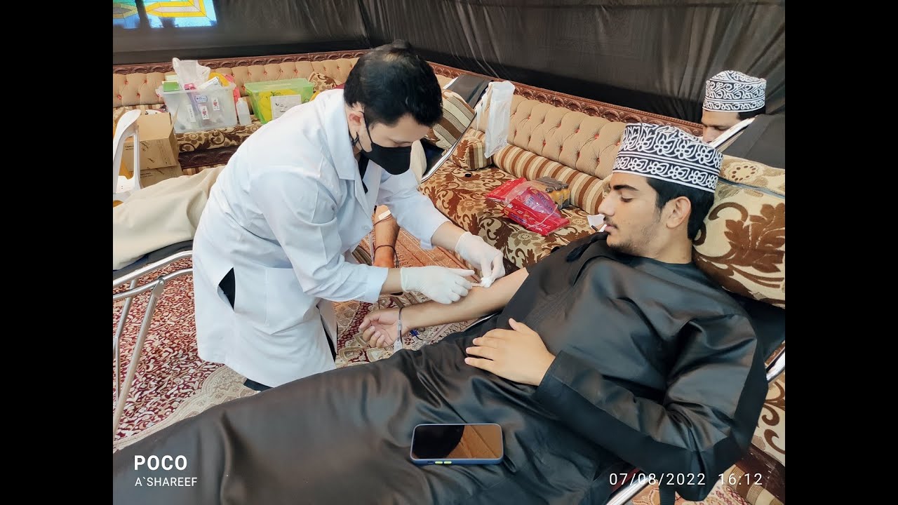 حملة التبرع بالدم 1444/2022 مأتم الحسن(ع) لوى