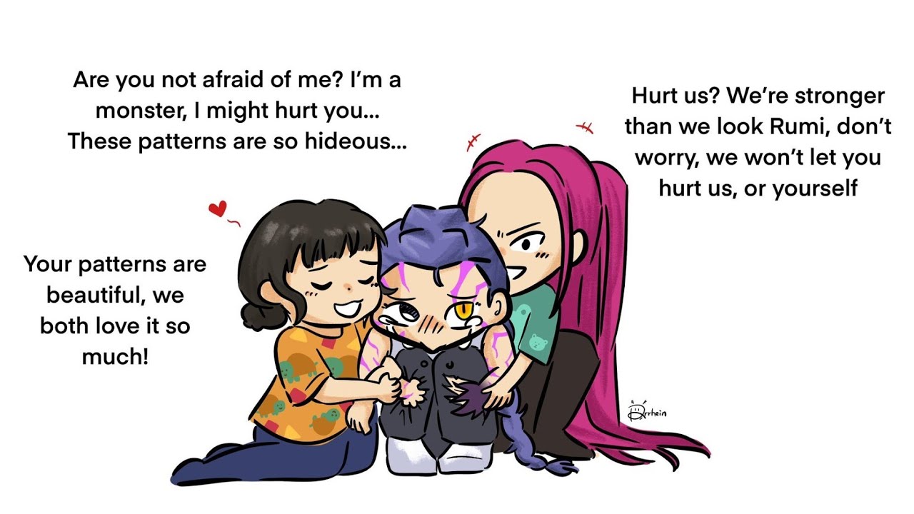 Girls Confession! KPop Demon Hunters Comic Dub