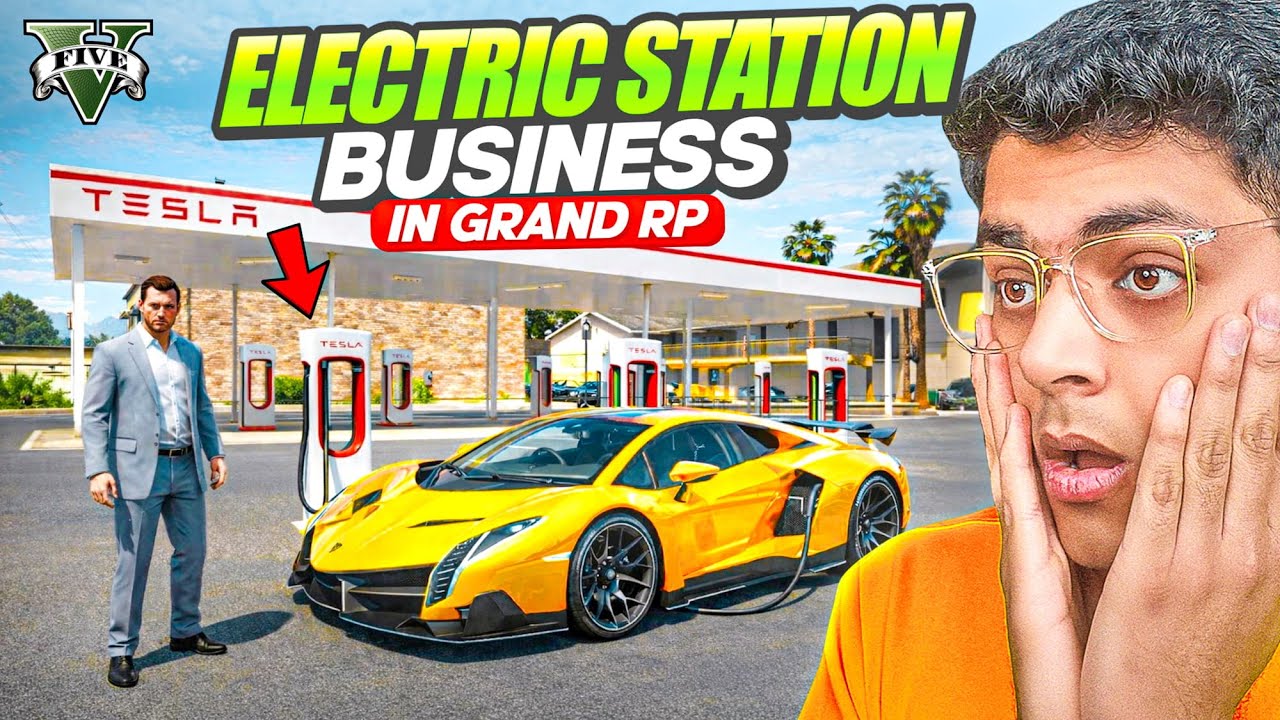 $2 Million Passive Money In Grand RP 🤑 | Electric Station Business Complete Explanation + Earnings 🔥