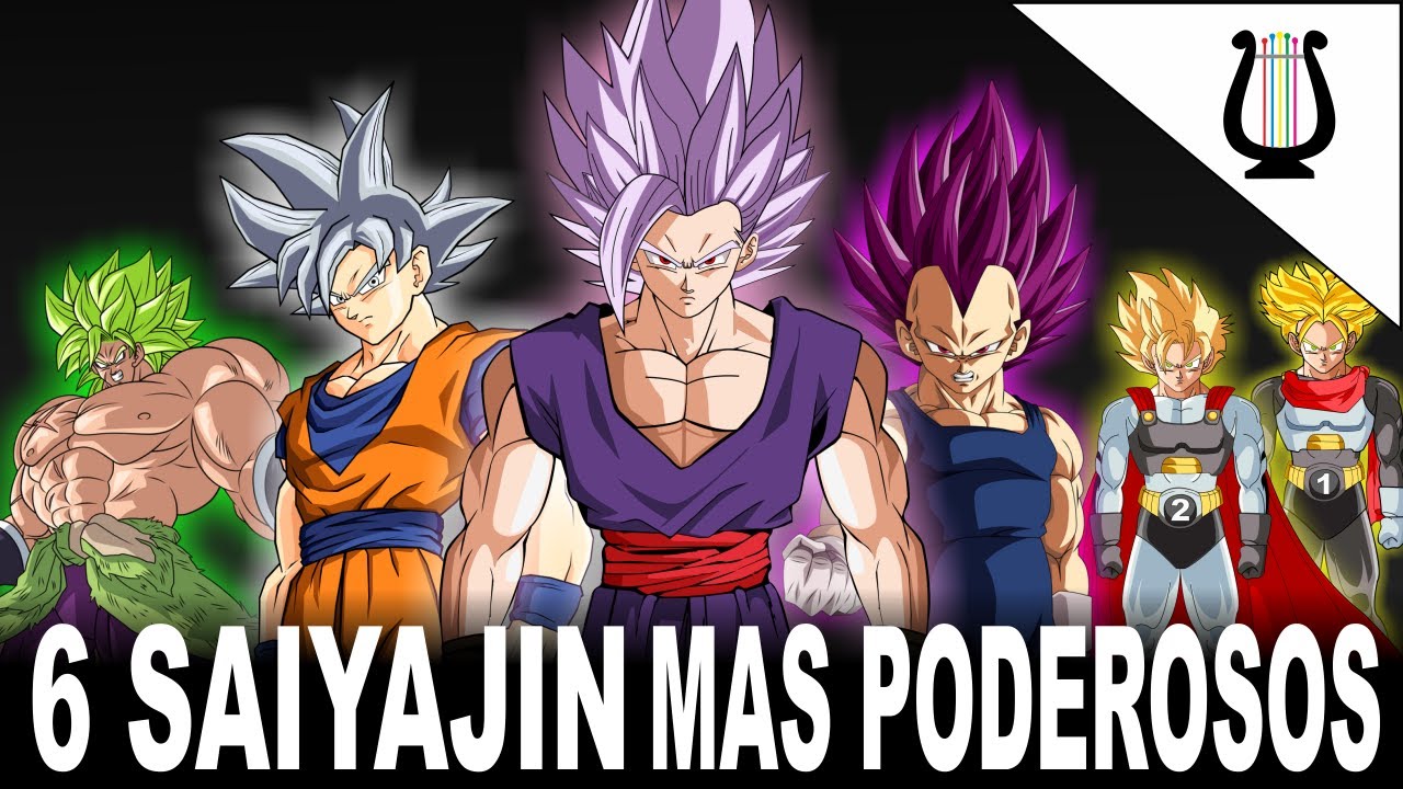 Los 6 Saiyajin mas Poderosos!!! (Poder y Transformaciones) - Dragon Ball Super