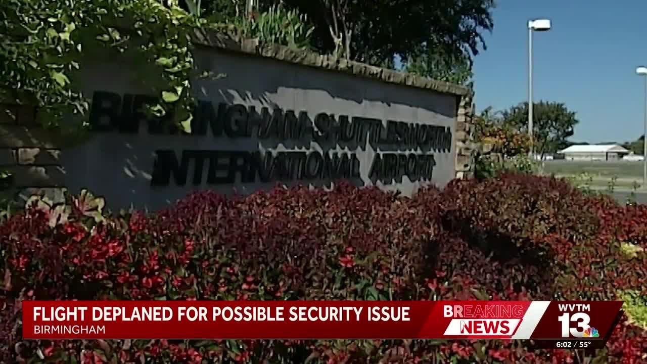 Birmingham flight deplaned following possible security threat