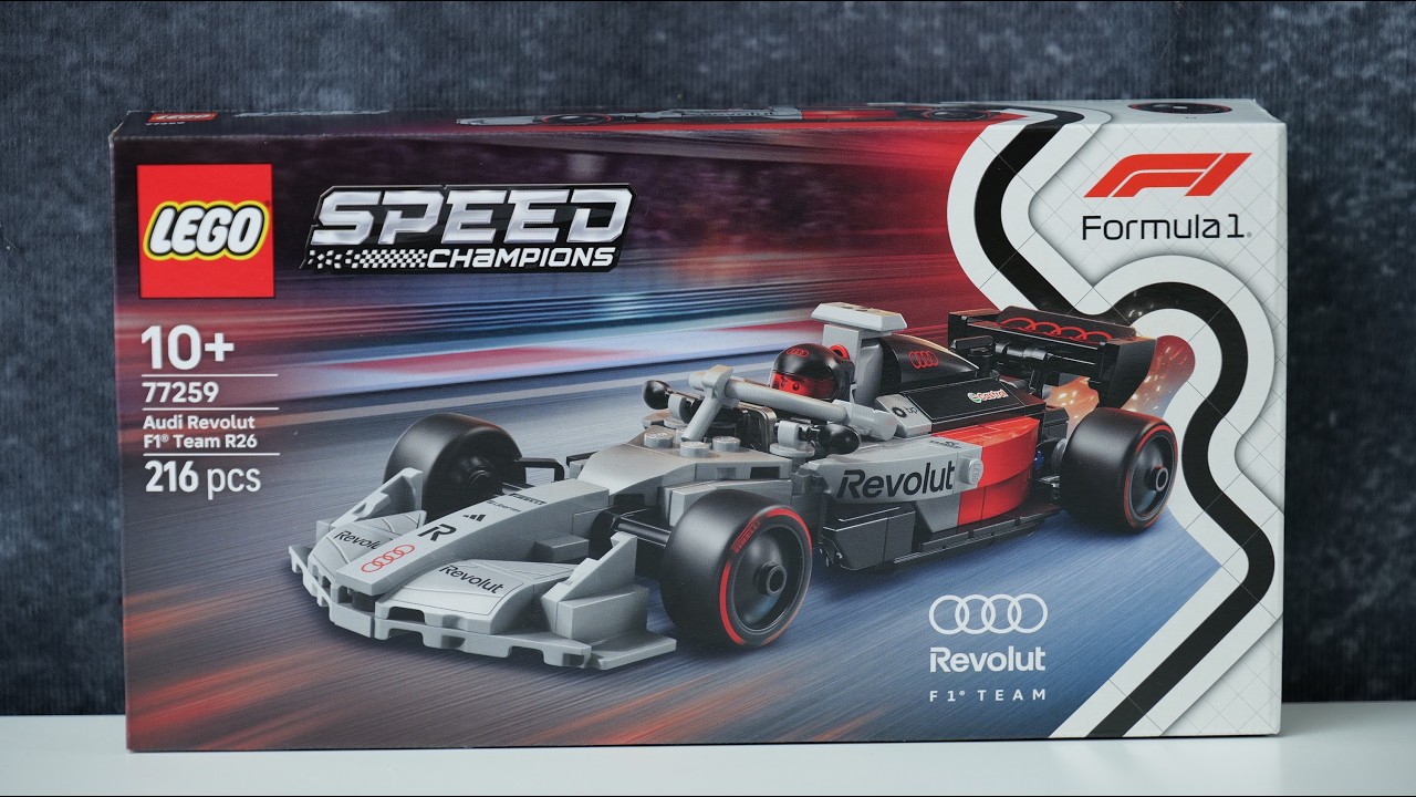 LEGO Speed ​​Champions 77259 Гоночный автомобиль Audi Revolut F1 Team R26 - Обзор сборки LEGO Spe...