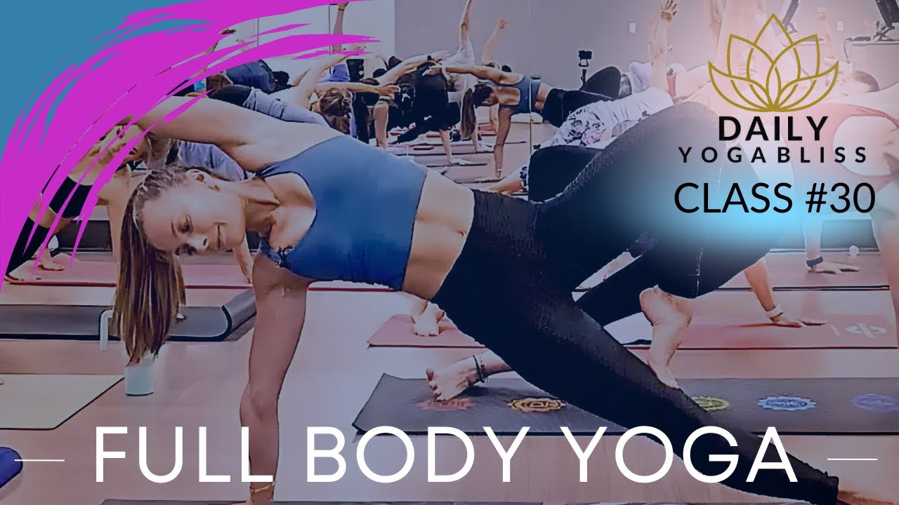 60-min Full Body Power Yoga: Toning, Weight Loss, Flexibility Workout / DailyYogaBliss Flow #30
