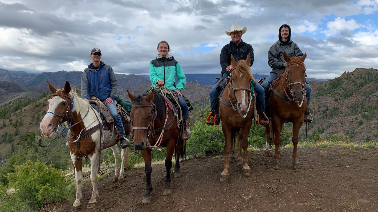 UXU Dude Ranch (Cody, WY) Trail Riding in the Shoshone National Forest
