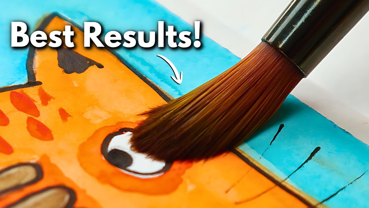 Why you should use a big brush for tiny details