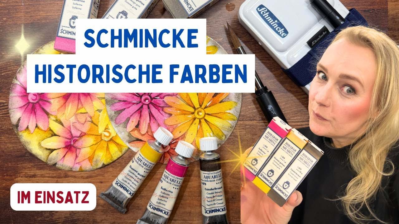 Einfach MAGISCH! 😍 Die Schmincke Retro Aquarellfarben 2026 im Einsatz