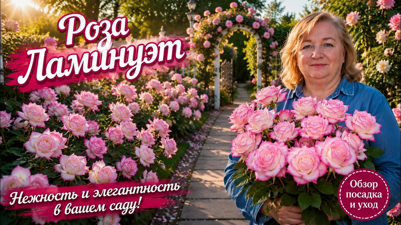 Роза Ламинуэт - Laminuette.  Забытый, но любимый  сорт.