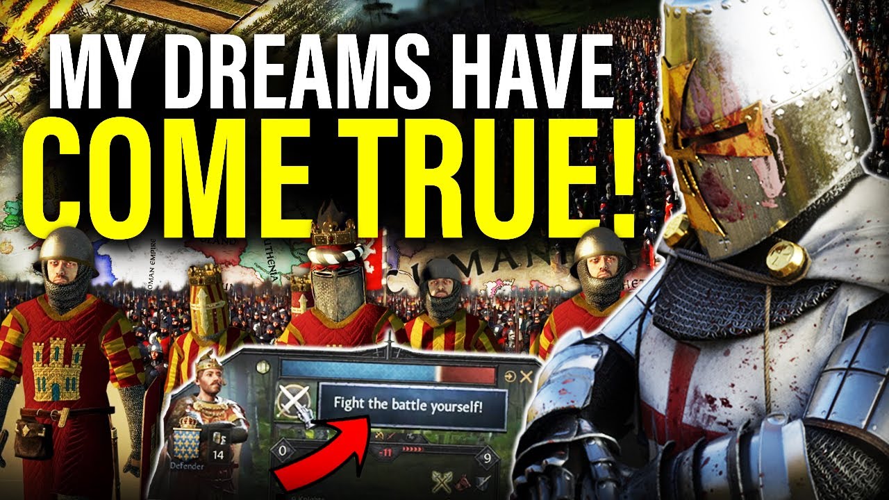 CRUSADER WARS: играйте в битвы TOTAL WAR в CRUSADER KINGS 3!