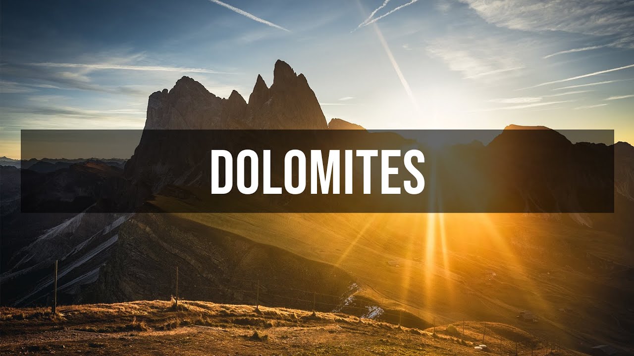 Dolomites (Aerial 4K)