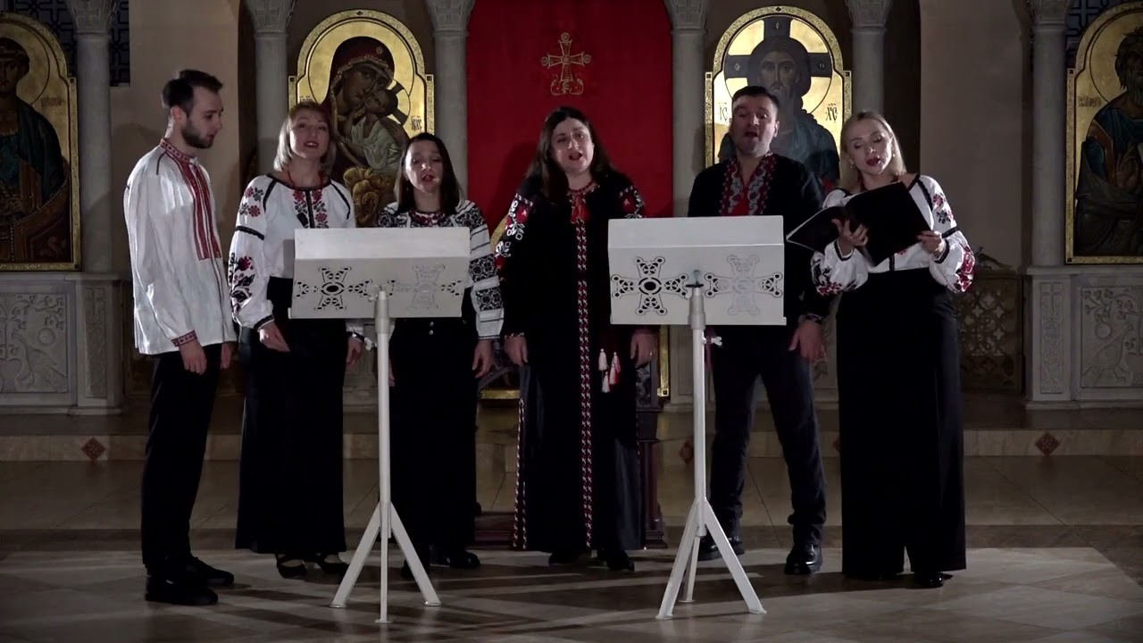 Дін Дон - красива  українська колядка А. Мельничук Хор Храму Андрія Первозванного м. Буча