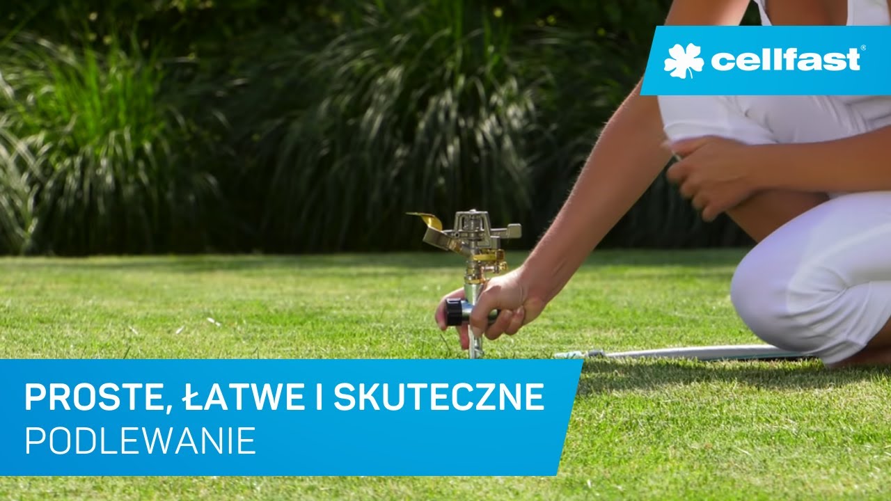 Jak zaoszczędzić czas na podlewaniu ogrodu? #3 | Zraszacz pulsacyjny LUX CELLPRO™