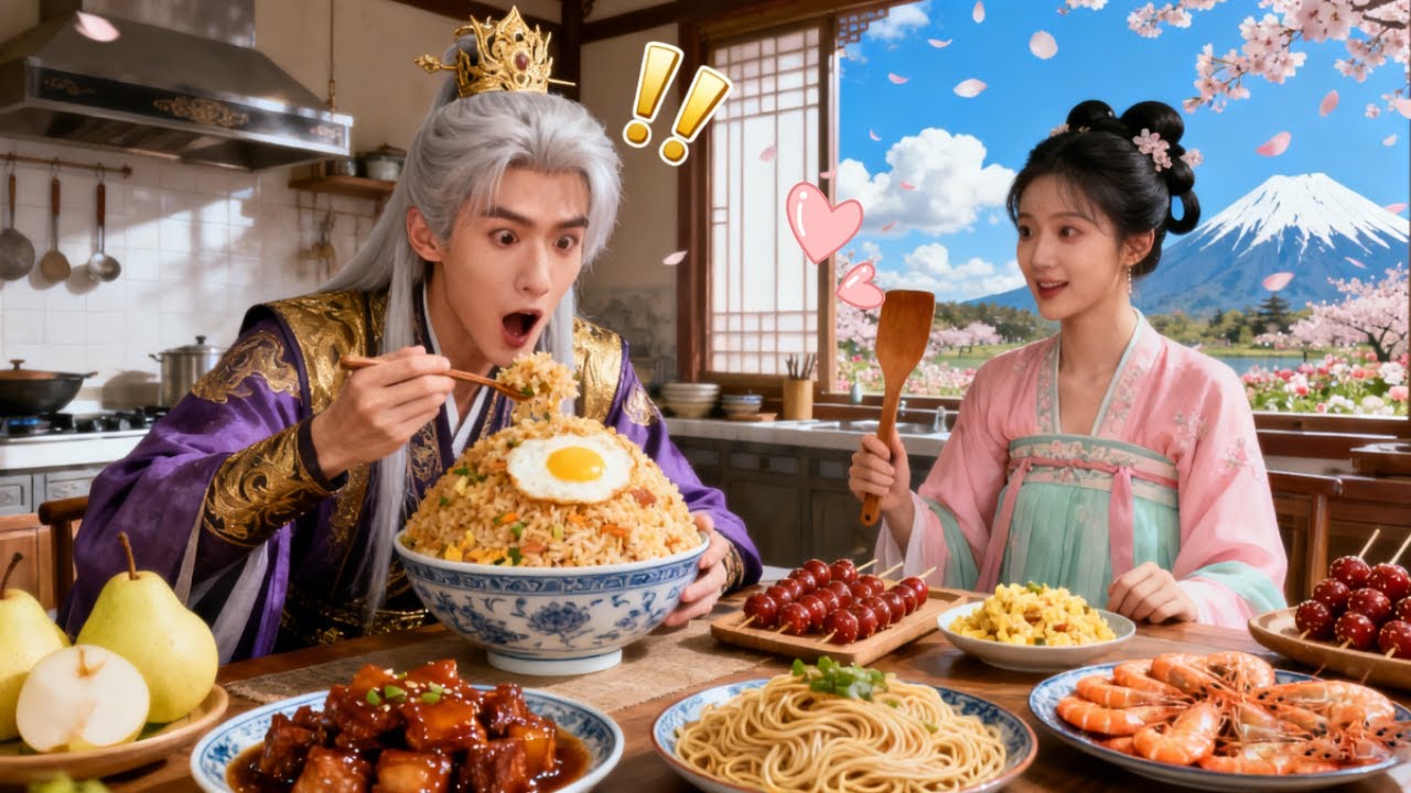 女料理の神様が古代に転生！普通の卵炒飯一つで王様の食欲不振を治し、王子の胃袋も心もつかんだ！