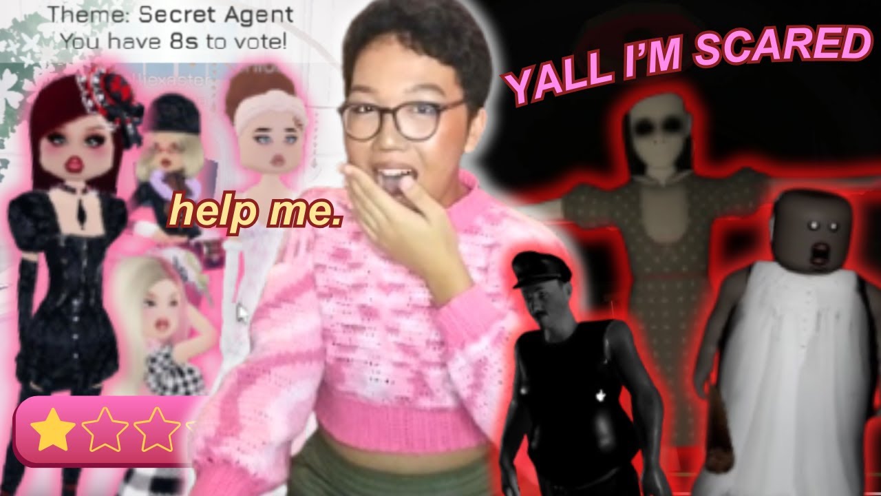 DRESS to IMPRESS, but i play a ROBLOX horror game if i don't win...