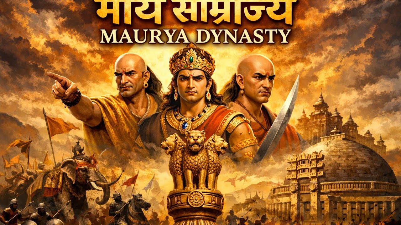 Lecture:8(Part:01)👉 मौर्य साम्राज्य | Maurya Empire Complete History | Chandragupta to Ashoka