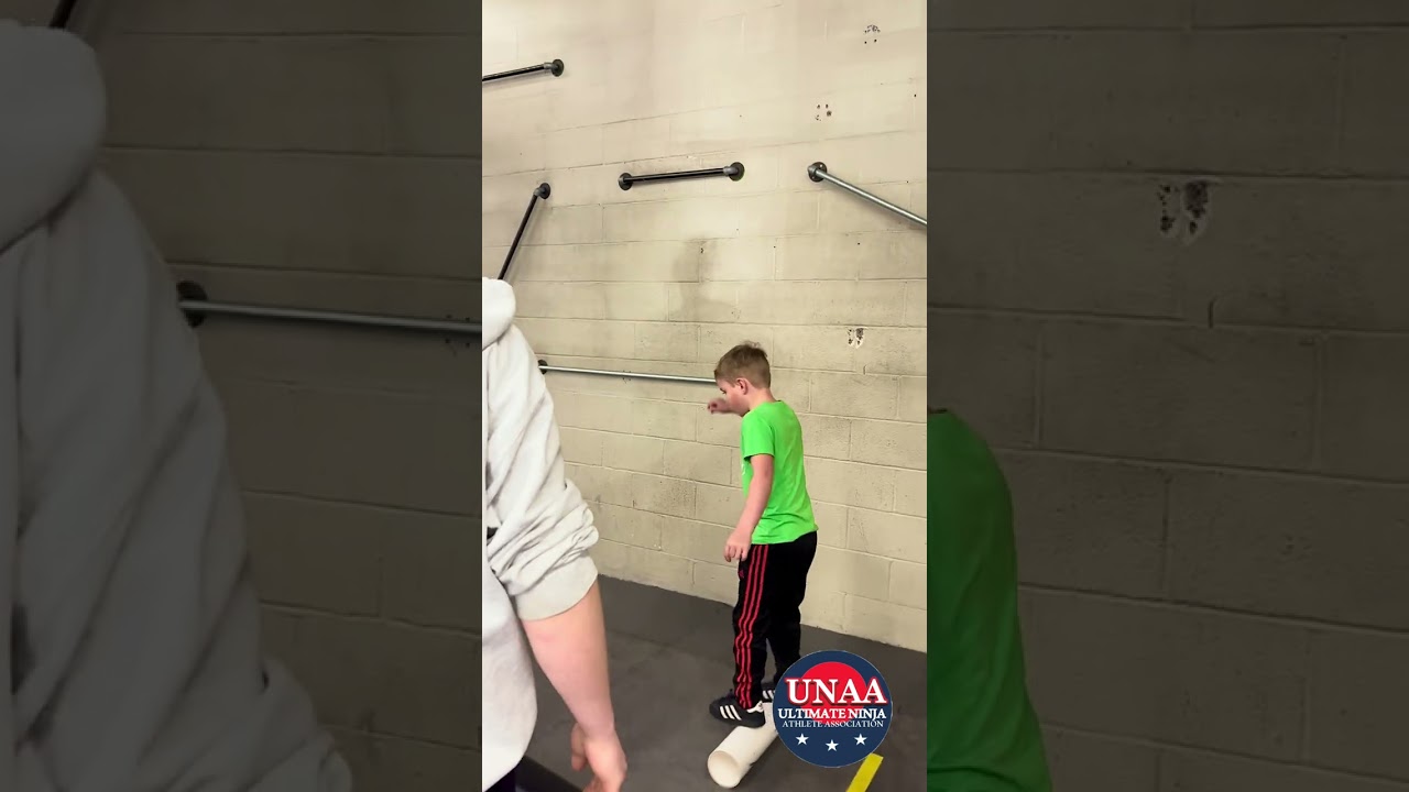 7-Year-Old Takes 1st Place on Brutal Ninja Course | UNAA World Ninja Athlete Games