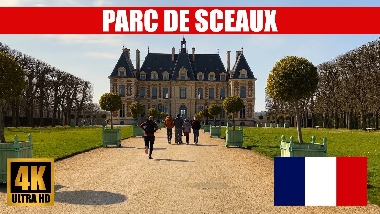 【4K】Parc de Sceaux (Hauts-de-Seine) | Ultra HD 60fps