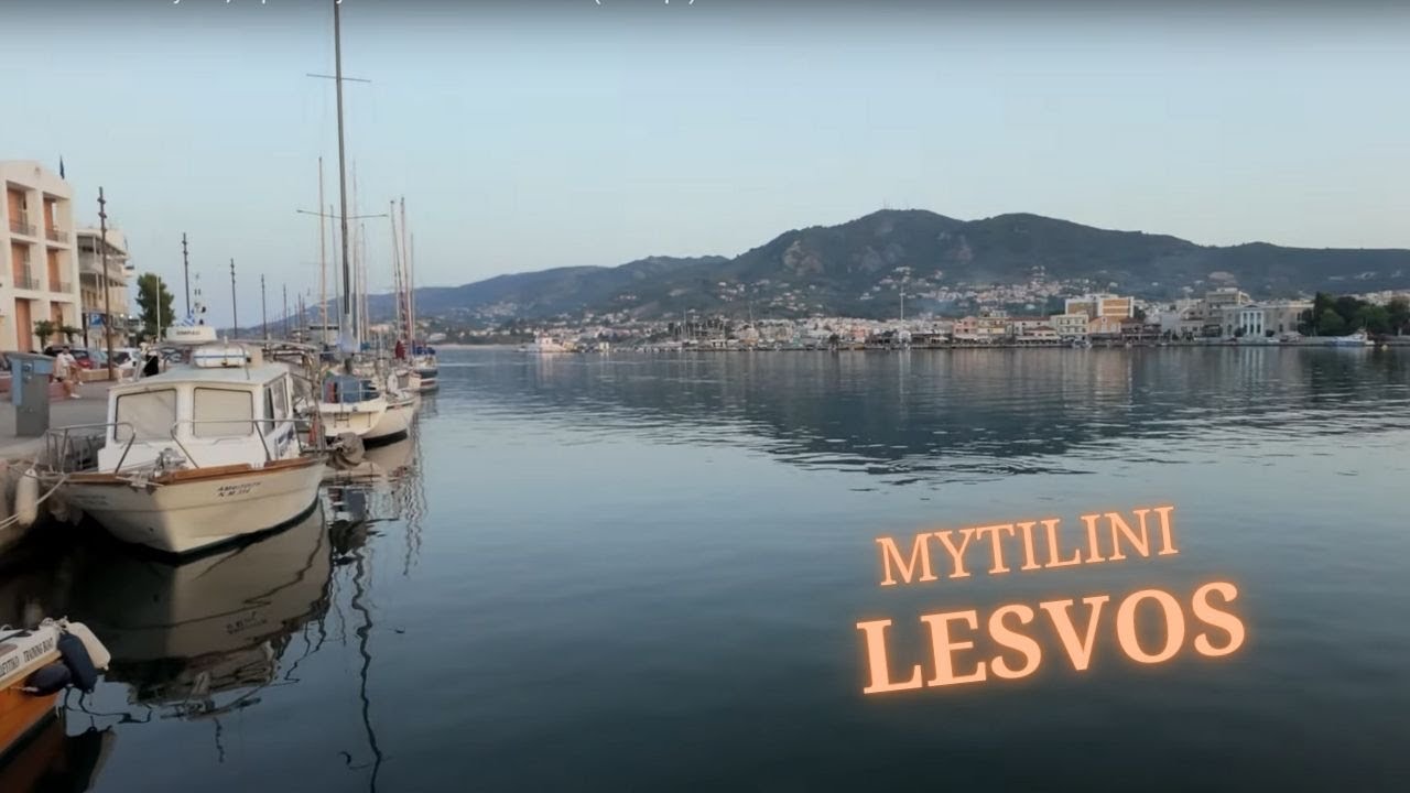 Walk with me in Mytilini, capital city of Lesvos island 4.6.24 (4k 60fps)