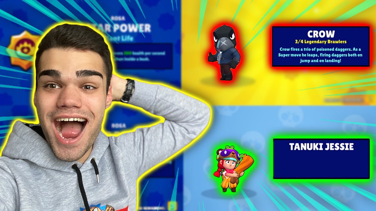OTVARAM 5 MEGA BOX, GO DOBIV GAVRANOT, 2 STAR POWERS I NOV SKIN!!! *NAJLUDOTO VIDEO VO BRAWL STARS*