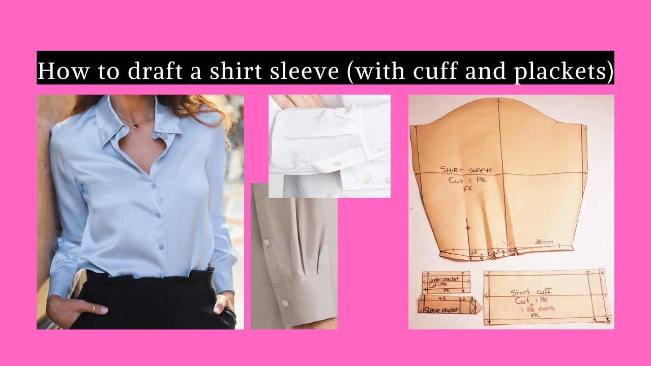 Shirt sleeve pattern making tutorial/pattern making/sewmate
