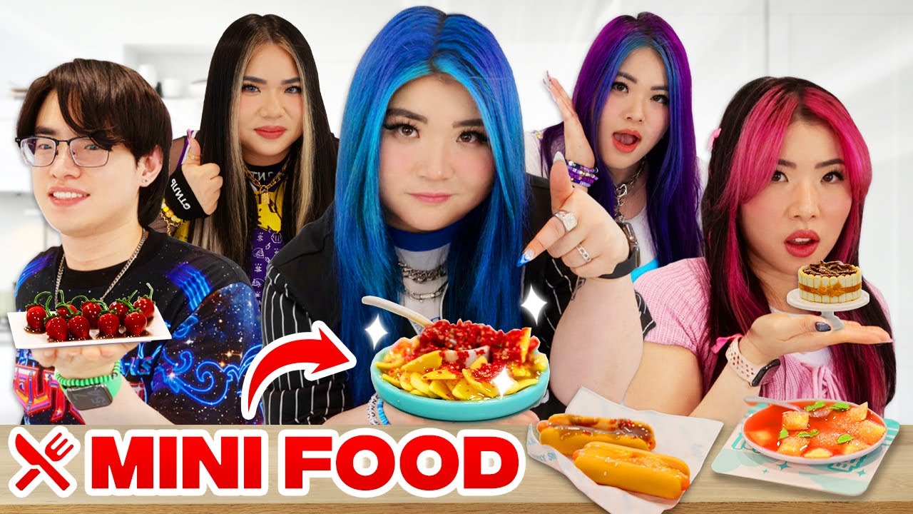 KREW MAKES MINI FOOD CHALLENGE!