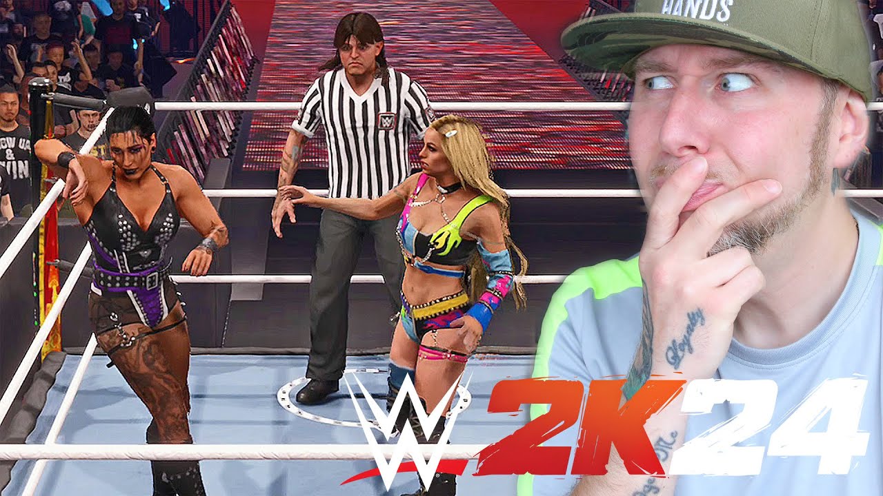 WWE 2K24 Rhea Ripley returns after Liv Morgan KISSES Dirty Dom