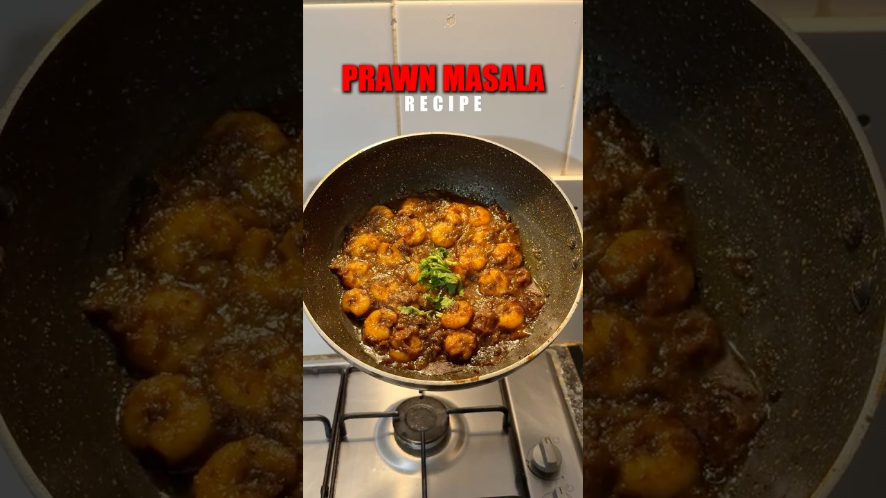 Prawn Masala Recipe | Easy Prawn Curry | Indian Seafood Recipe | Spicy Prawn Masala 