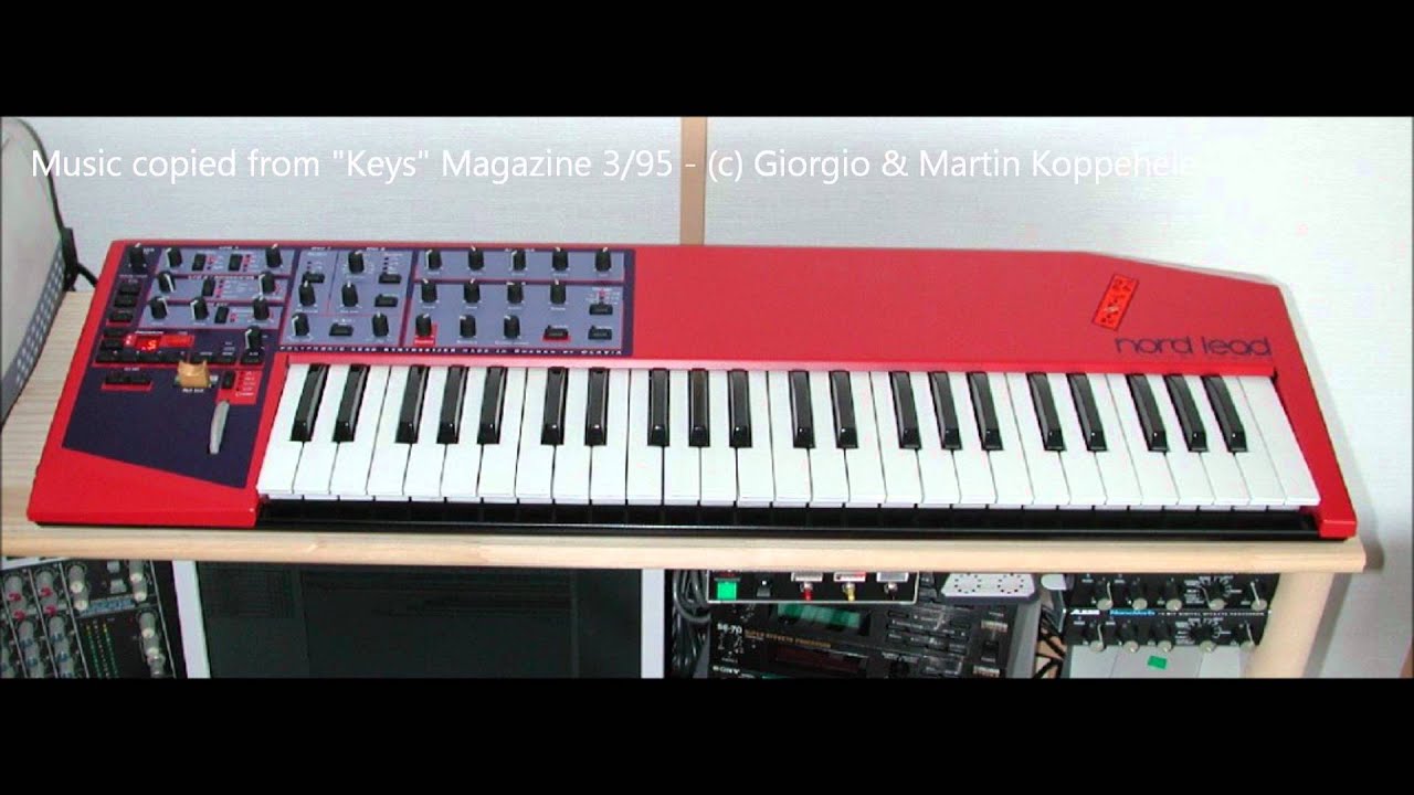 Nord Lead 1 - Trance Demo (Keys Magazine 3/95)